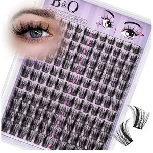 🆕 Individual Cluster False Eyelashes - Black